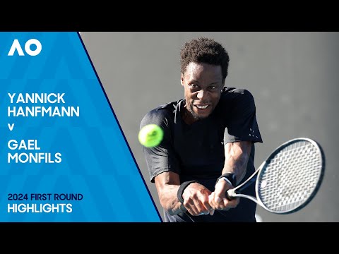 Yannick hanfmann v gael monfils highlights | australian open 2024 first round