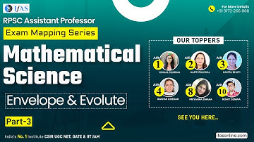 Envelope And Evolute Part 3 in Differential Calculus for RPSC L-6