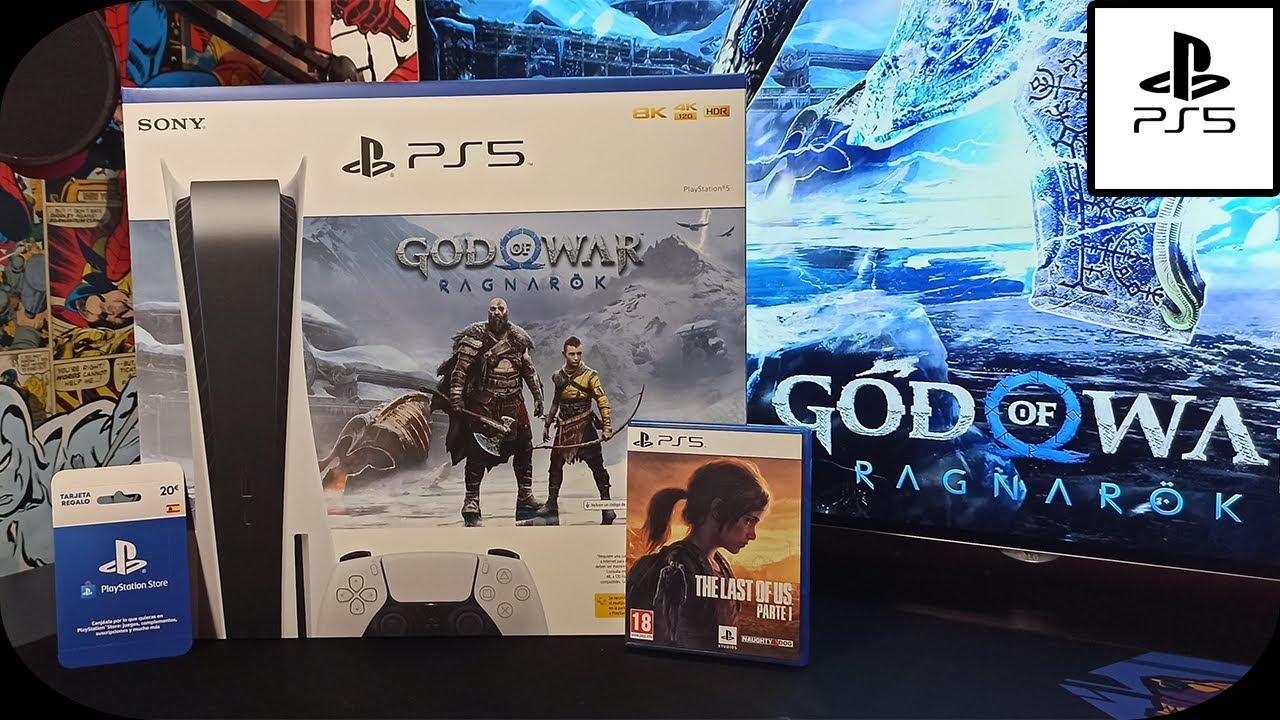 Compara: CONSOLA PS5 STANDARD + JUEGO DIGITAL GOD OF WAR