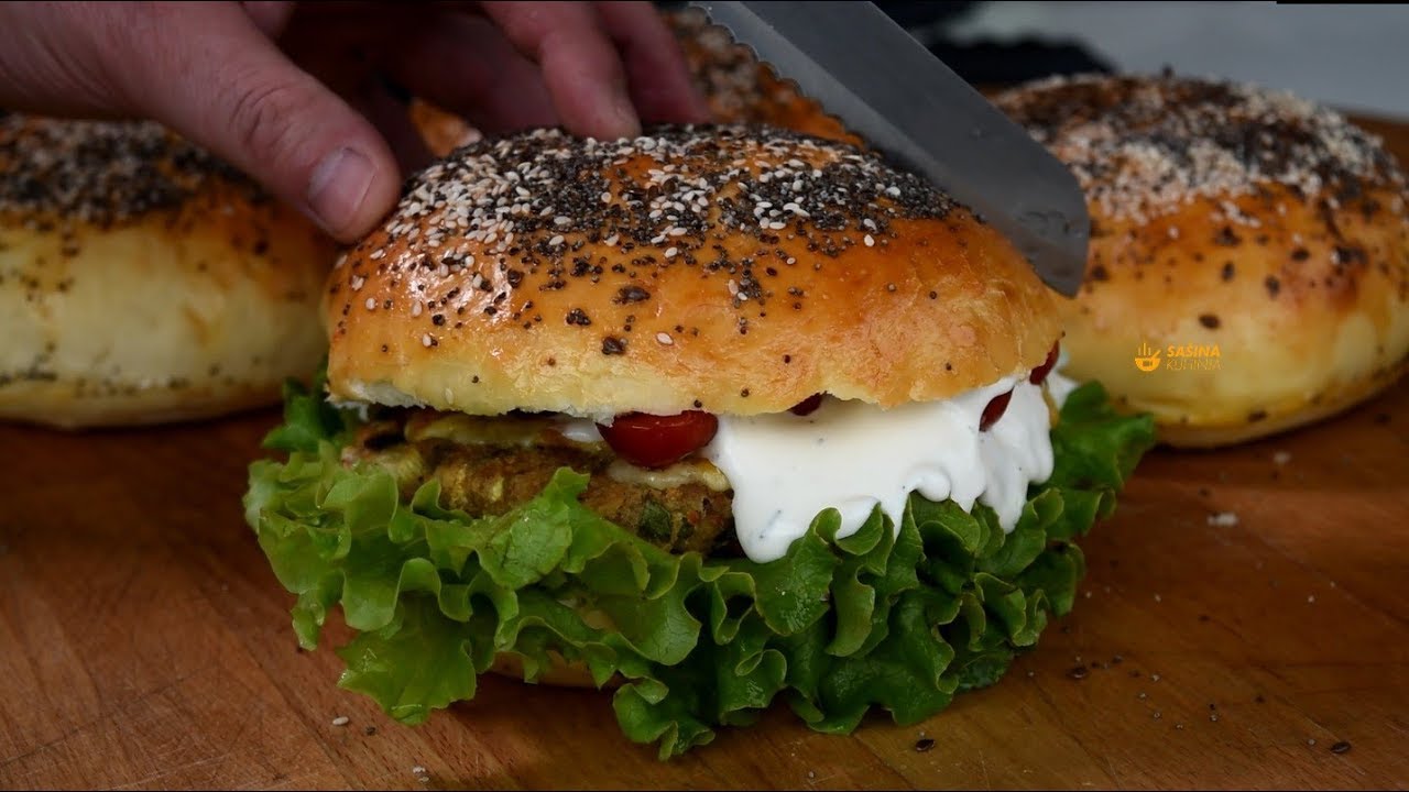 Tuna Burger Canned Tuna Burgers Sašina kuhinja YouTube