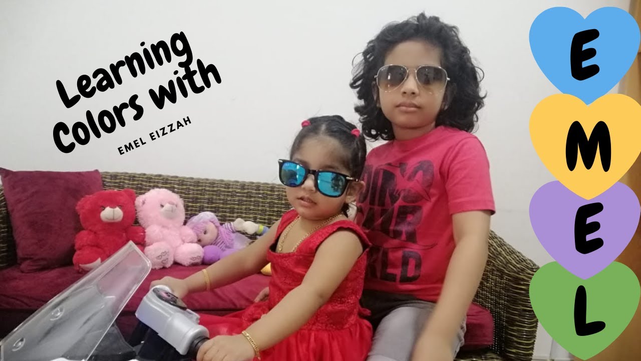 Color song I best learning video for kids I from Emel Eizzah.