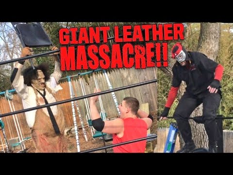 wwe raw 2019 new LEATHERFACE MASSACRES GTS WRESTLING U.S. CHAMPIONSHIP MATCH!