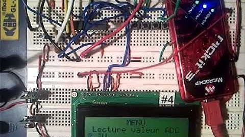 EP#5 Menu in LCD screen with dsPIC33FJ128MC802