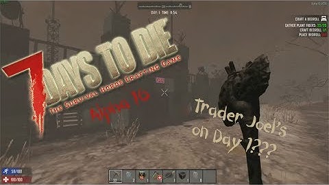 BIRTHDAY STREAM | 7 DAYS TO DIE ALPHA 16 ON PC | TRADER JOEL