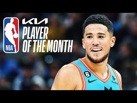 Devin booker named western conference kia player of the month ☀