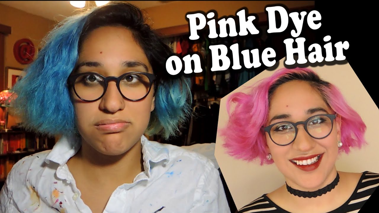 1. Pink and Light Blue Hair Dye Tutorial - wide 7