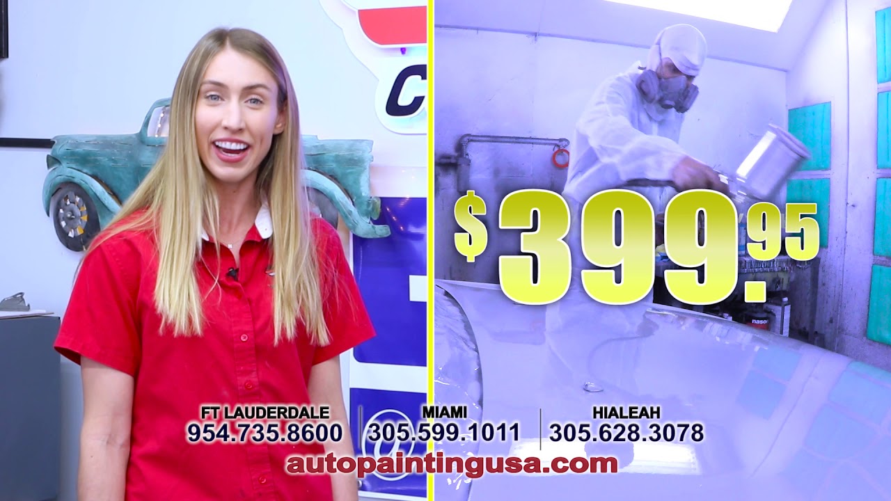 AUTO PAINTING USA PAINT YOUR CAR FOR 399.95 YouTube