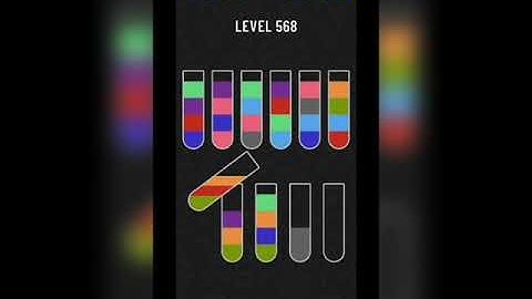 Water sort puzzle level 568