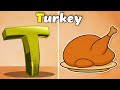 Thanksgiving Alphabet Song (A–Z) | Spectacular Lara