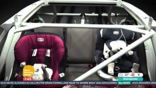 Crash Testing A Child Seat | Good Morning Britain Crash Testing A Child Seat | Good Morning Britain