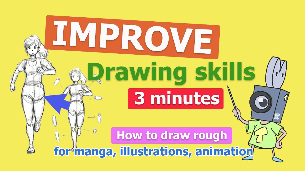 [For beginners] How to draw rough for Japanese manga and illustration ...