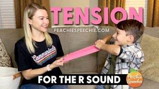 Tongue TENSION for the R Sound by Peachie Speechie