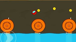 Red Imposter Ball 5 -(Level 31-40) Red Imposter Bounce Hero Ball screenshot 1