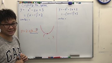 Completing the square 4/4