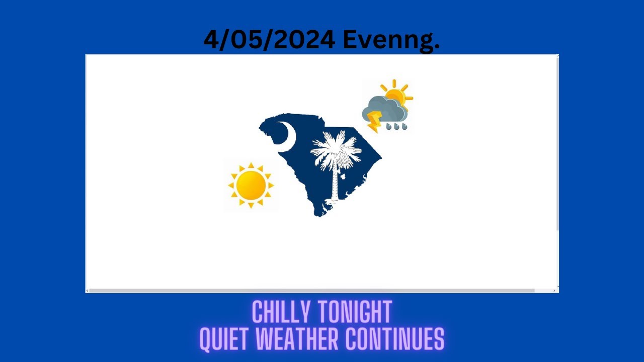 Chilly Tonight, Quiet Weather Continues - YouTube