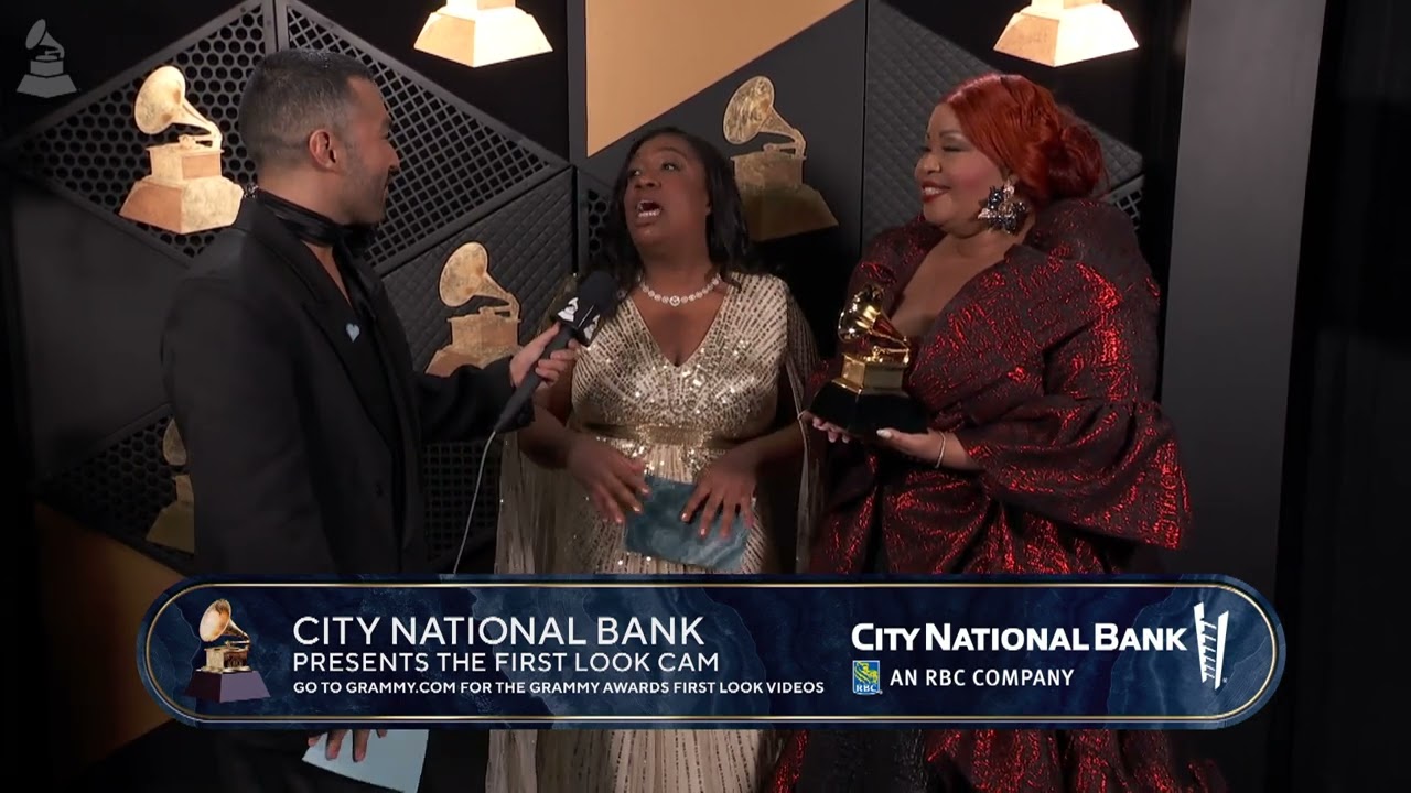 KAREN SLACK & MICHELLE CANN Check In At The CNB "First Look" Cam | 2025 GRAMMYs