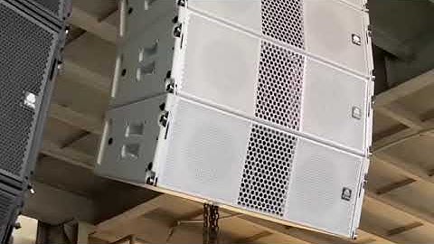 TPA Kiva 920 dual 10” line array system + Korf 218F dual 18” flying subwoofers