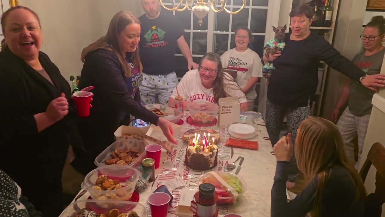 Singing Happy Birthday to Cassidy, 12.24.2025