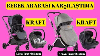 Bebek Arabası Karşılaştırma En İyisi Bebeğin için; Kraft Lima Travel Sistem vs Kenya Travel Sistem