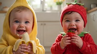 Learn Fruit Names for Kids 🍌🍎 | Funny Baby Learning Fruits & Vegetables | Toddler Learning Video Learn Fruit Names for Kids 🍌🍎 | Funny Baby Learning Fruits & Vegetables | Toddler Learning Video
