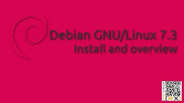Debian GNU/Linux 7.3 Install and overview | The Universal Operating System [HD]