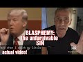 Trump mocks Jesus, calls The Body of Christ, "my little cracker". BLASPHEMY 