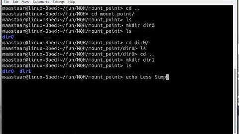 Less Simple, Yet Stupid Filesystem Demo (FUSE)