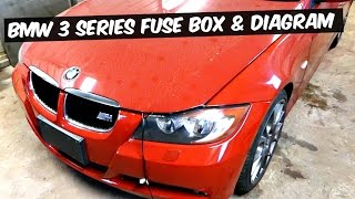 BMW E90 E92 E93 FUSE BOX LOCATION AND FUSE DIAGRAM 318i 320i 323i 325i 328i 330i 335i 320d 330d 335d - YouTube | Bmw Fuse Box Location 325i | | YouTube