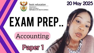Grade 12 Accounting May June Exam Paper 1 Full Question Paper 2025 ...