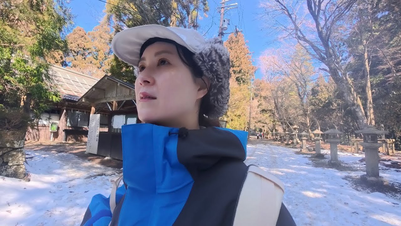 京都　早朝の嵐山を横目に愛宕神社総本宮へ