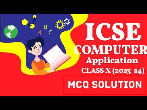 ICSE Computer Application Question Paper MCQ Solution - YouTube