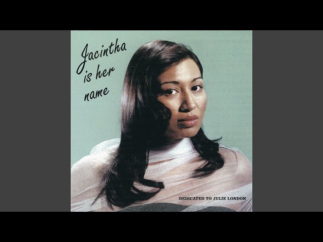 Jacintha - Cry Me A River