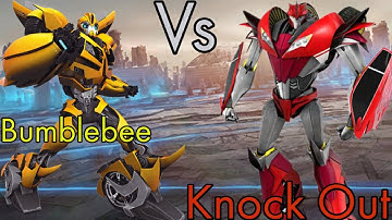 Transformers Prime The Game Multiplayer (Bumblebee vs Knock out)