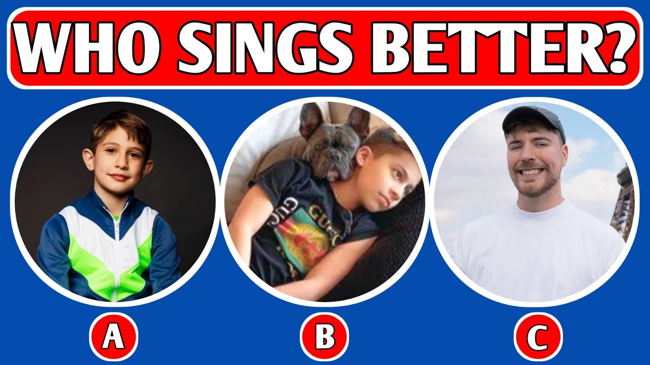 Who is Better Singer? 328 Royalty Family, Nidal Wonder, Salish Matter, Jazzy Skye, Mr Beast