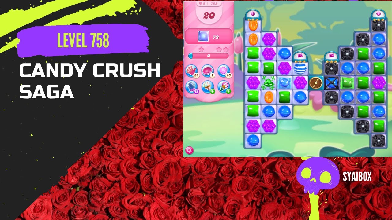 Candy Crush Saga Wie Zerstört Man Den Frosch Candy Crush Saga | Level 758 | ⭐️ | (NO BOOSTER) | Candy Frog 🐸 - YouTube
