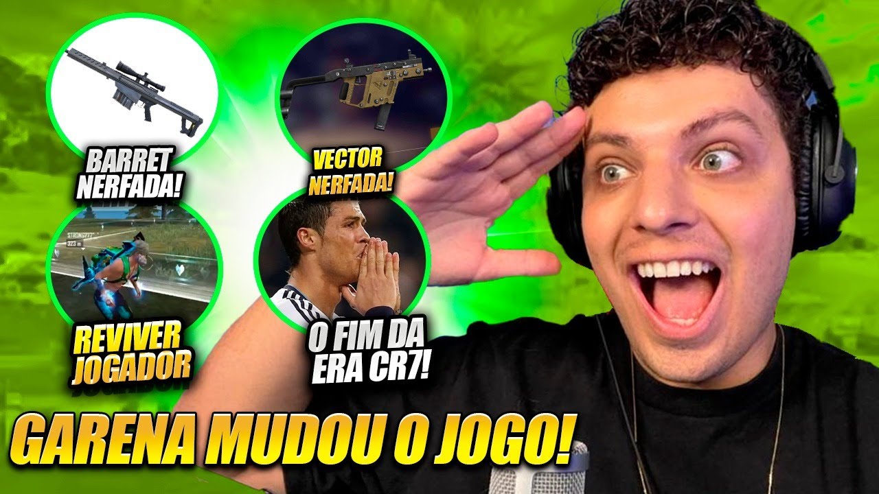 Vector e mais 4 armas Nerfadas na atualização do Free Fire