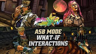 All WhatIf Interactions (ASB Mode Extra Battles) | JoJo's Bizarre Adventure: AllStar Battle R