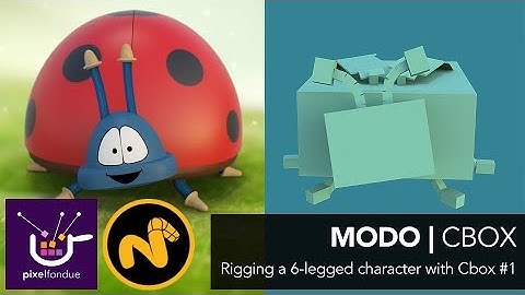 MODO |  Ep #1 Character Rigging for a 6-legged Ladybug