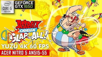 Asterix & Obelix: Slap them All - YUZU 4K 60 FPS | GTX 1650 | I5-10300H | Acer Nitro 5 AN515-55