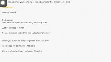 How to install hacked apps no jailbreak no pc (ios 9 to ios 9.3.2)