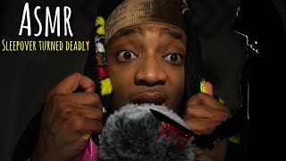 ASMR Sleepover but There's a Mystery Killer! 😱😴 | Roleplay
