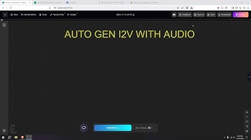 SeaArt ComfyUI l Auto Gen Image to Video With Audio Workflow Basic