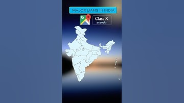 Class 10 Geography Map Work: 8 Important Dams & Rivers | CBSE  Exam 2025 #mapwork #dams #tricks