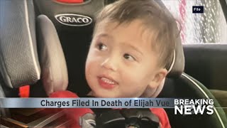 Prosecutors file charges against Elijah Vue's mother and her boyfriend in his death
