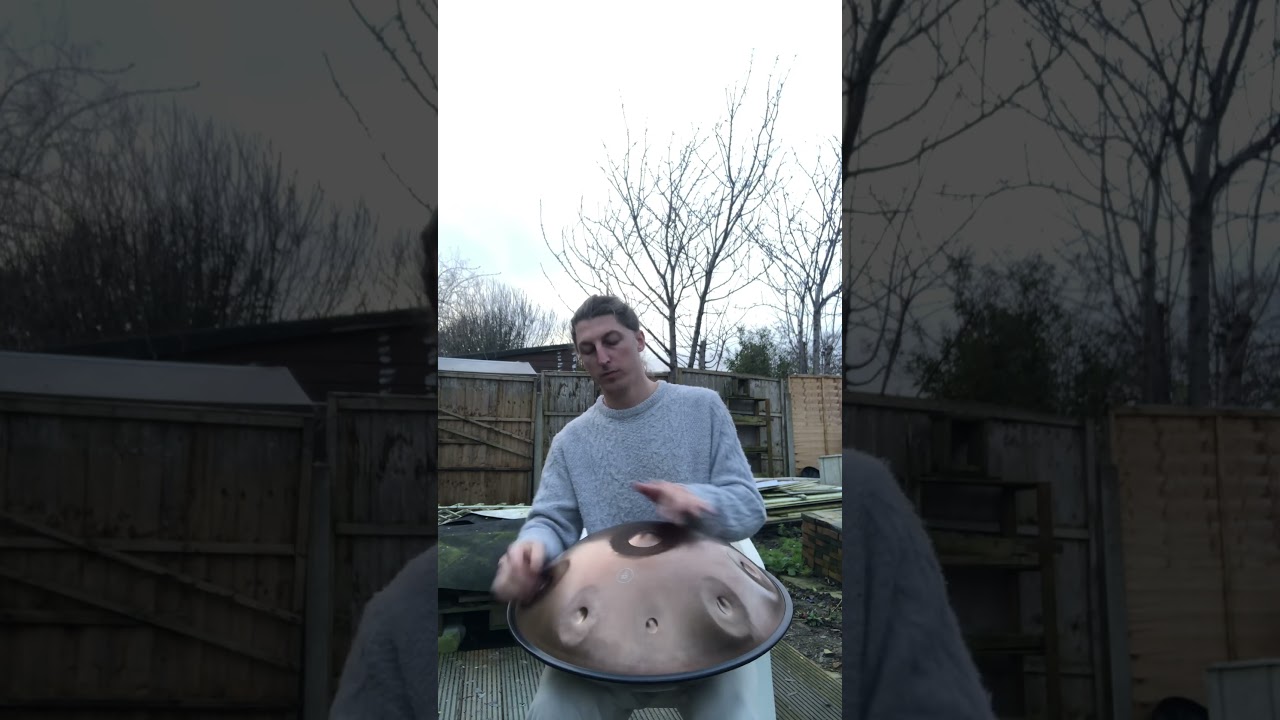 Winter and a Hijaz Handpan #mindfulpresence #mindfullnesspractice #handpans