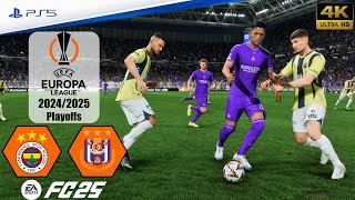 FC 25 - Fenerbahce vs. Anderlecht | UEFA Europa League 24/25 Playoffs | Full Match | PS5™[4K]