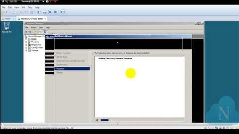 How to create a domain in windows server 2008