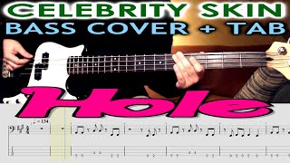 Celebrity Skin BASS COVER with TAB Hole | Easy Rock Bass Song