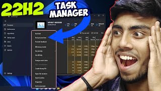 New Task Manager with Lots of New Features! Windows 11 22H2 Task Manager Hidden Settings screenshot 5