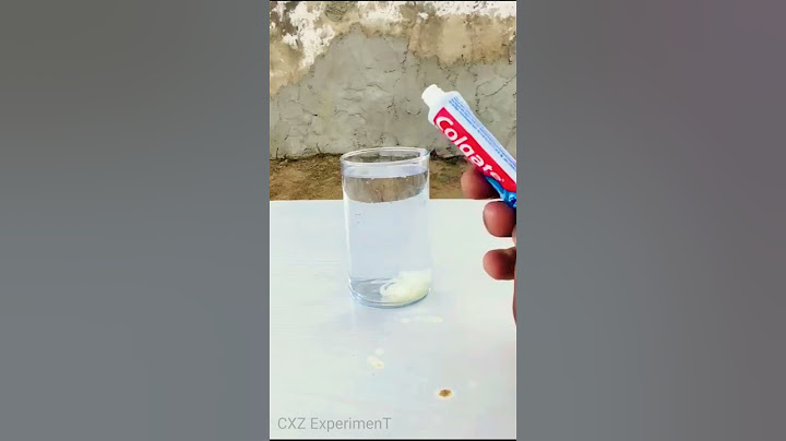 Water and shampoo + Colgate easy science experiment #shorts #trending #new #viralvideo